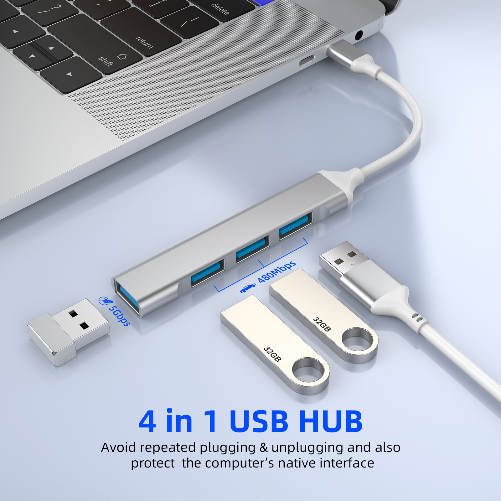 Tech accessories close-up